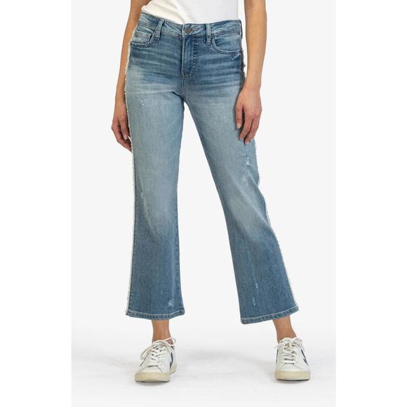 Kut from the Kloth Kelsey Ankle Flare in Honest Wash